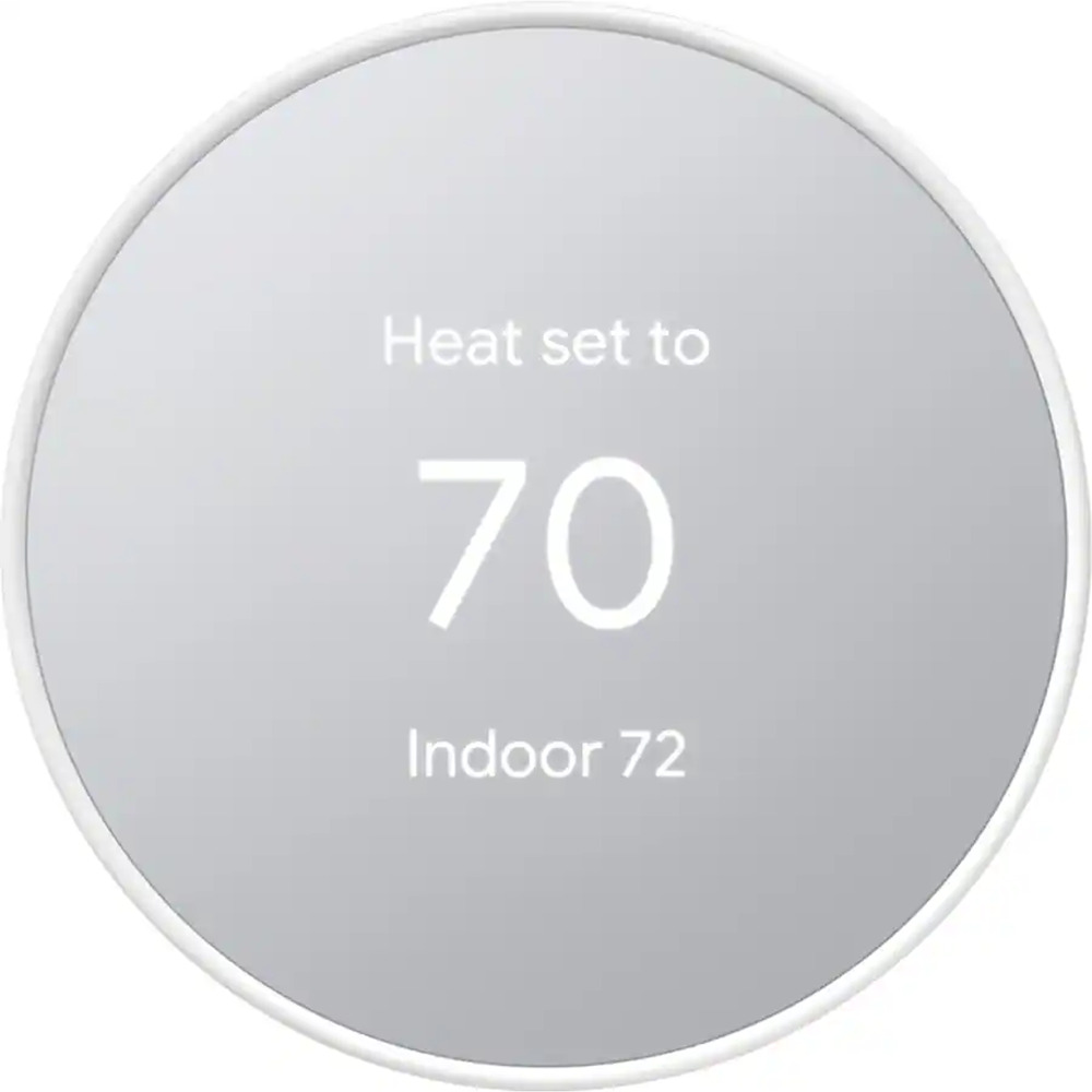Google Nest GA013 Programmable Wi-Fi Thermostat Snow Sealed In Box